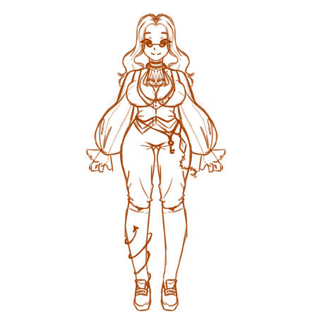 Ben Franklin Sketch Design