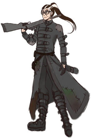 Damon Abberline Character Design Monster of the Week
